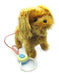 Remote Control Walking and Barking Puppy Dog Leash Toy with Tail Movement 0