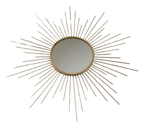 Binah Deco Sun Mirror Gold 58x58 0