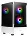 Zeus Gamdias White Rgb Gaming Atx Mid Tower Pc Case Con Pane 0