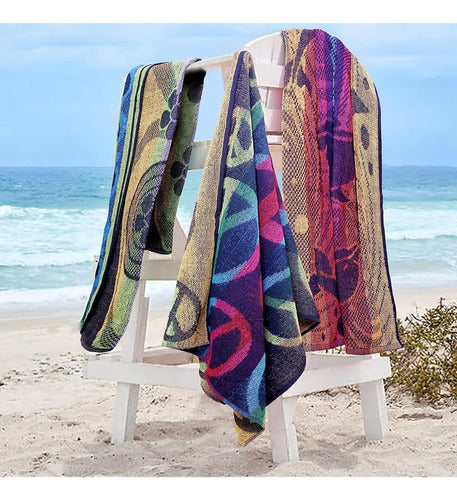 Beach and Bath Home Terry Beach Towel and Hotel Pool Towel | Pack 3