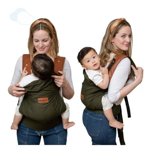 Ergonomic Canvas Baby Carrier Backpack up to 18 kg by Munami 13