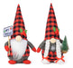 D-FantiX 2 Pack Christmas Gnomes Lujoso Con Signo De Navidad 0