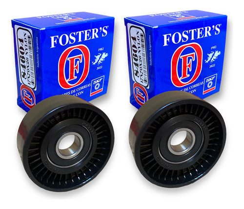 Foster's Kit Poleas Rodillo Poli V Ecosport Focus Fiesta 1.6 8v Rocam 0