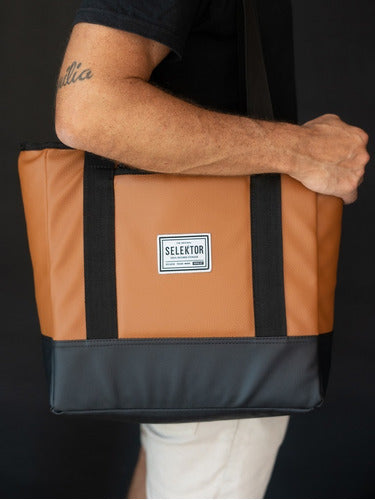 Selektor Classic Bag 30 Porta Vinilos Vegano 3