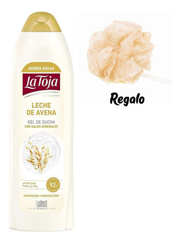 La Toja Gel De Ducha Jabón Leche De Avena X 650 Ml + Regalo 0