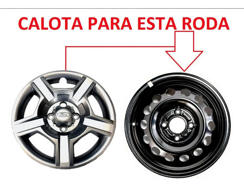 Calota Roda Ecosport 2008 2009 2010 2011 2012 Original Ford 1