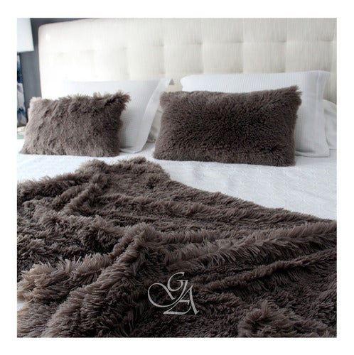 Luxurious Fur Bed Runner/Sofa Cover - Super Soft 0