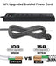 Pacote Com 2 Protetores Contra Sobretensão Power Strip - 5 S 6