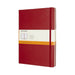 Moleskine Classic Notebook XL Ruled Scarlet Red Hardcover 0