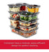 Rubbermaid Brilliance Recipientes De Vidrio Para Almacenamie 4