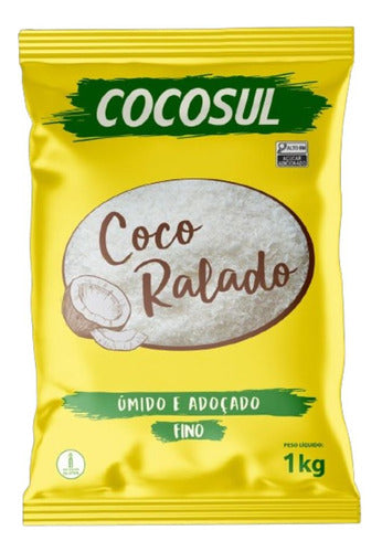 Coco Ralado Flocado Umido 1 Kg Cocosul (unid) 0