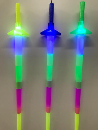 LED Luminous Extensible Sword - Pack of 6 Light-up Party Favors 1