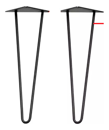 Mamut Hairpin Legs X 2 Iron 50cm Free Shipping 0