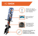 AG Shox Short Stroke Front Shock Absorber Kit for VW Gol Power 2