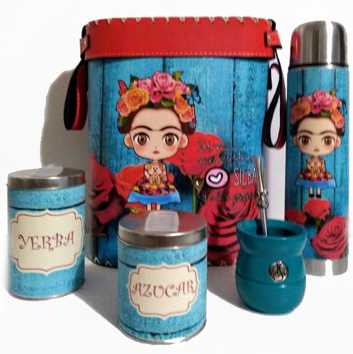 REGALERIA WENDY Set Matero Frida Con Frase Envío Incluído A Todo El País !! 1