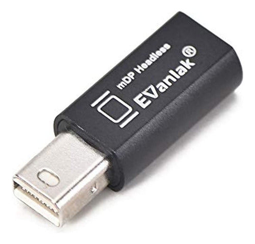 Evanlak Mini Displayport Emulador De Pantalla Fantasma Sin C 0