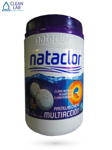 Clean Lab SRL Pastillas Cloro Multiaccion 50 Gr. Nataclor 1 Kg. 1