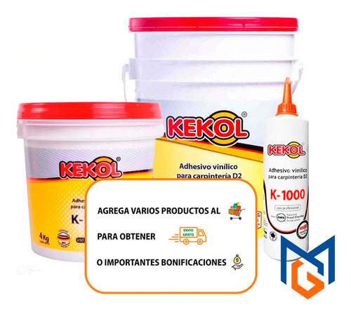 Kekol K1000 Vinyl Adhesive Carpintero 500gr Pack X 6 6