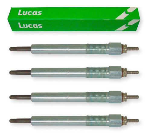 Lucas Glow Plugs For Isuzu Pick Up 2.5D 2.8D - Set of 4 0