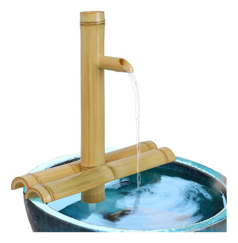 Foci Cozi Bamboo Water Fountain Without Pump, Water Fountain 0