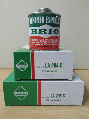 Brio Combo Para Camion Cemento Solucion + 30 Parches De Cubierta 2