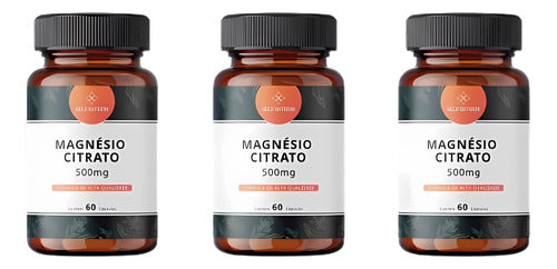 Naturaluz Citrato De Magnesio (100% Puro) 180 Capsulas 500mg 0