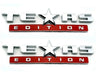 Emblema Texas Edition Cromado E Vermelho F250 Ram S10 Ranger 0