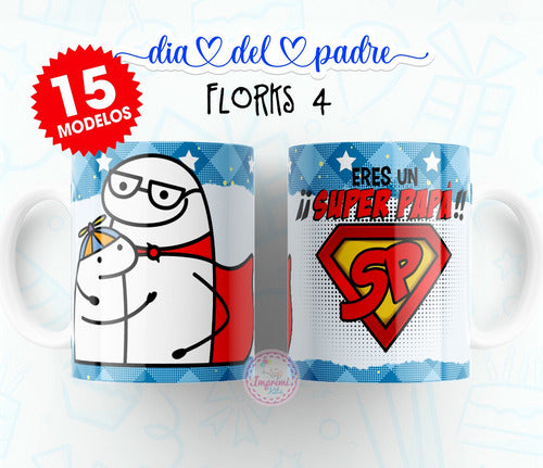 Sublimation Designs Father's Day Mug Template Flork #26 8