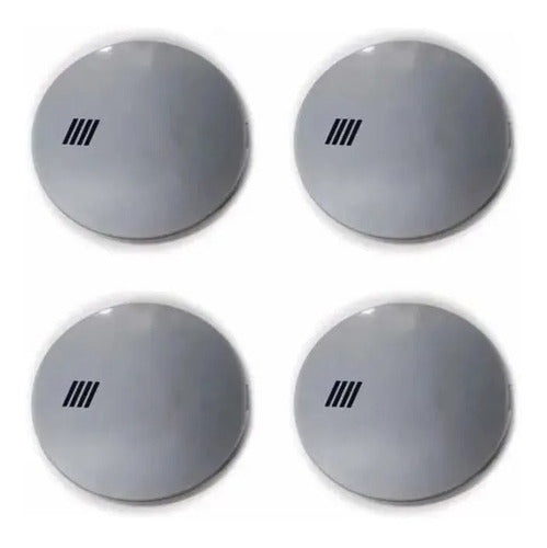 DAM Center Wheel Cups Set of 4 for Fiat Uno Duna SCR 0