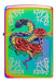 Zippo Genuine Lighter Model 48395 Rose Snake Design Warranty 4