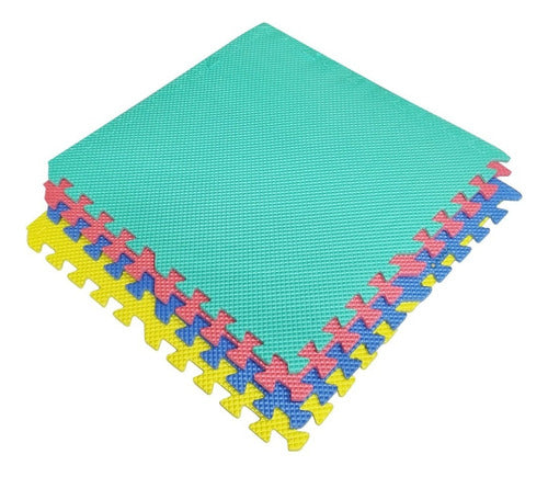 Atrix Interlocking EVA Foam Floor Tiles 60cm x 60cm x 7.5mm (Set of 4) 1