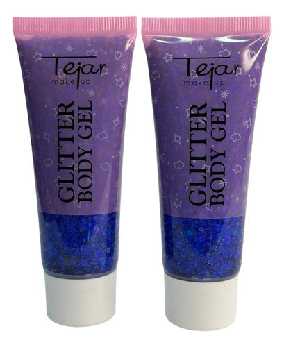 Glitter Body Gel Para Maquillaje Y Peinados Tejar (caja X24) 7