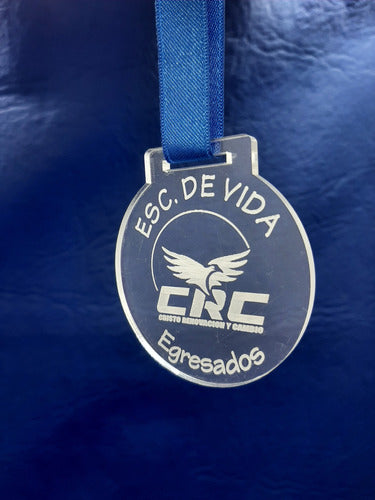 Medallas De Acrilico 6cm X 30 Unidades 3