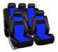 Blue Seat Cover for Logan with Built-In Headrests 0