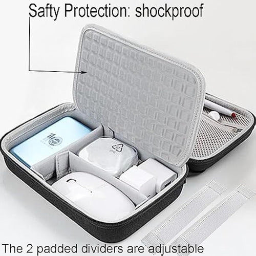 Qinntono Hard Electronic Organizer Travel Case 3