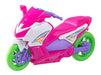 Moto Rosa De Brinquedo Manual Scott Para Boneca Motocicleta 5