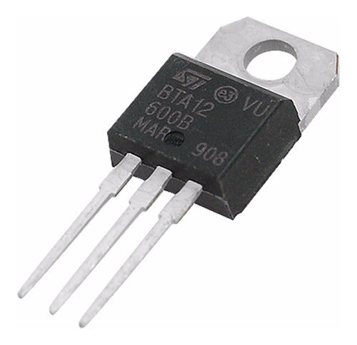 Bta12-600 Triac 12a 600v To-220 X 5 Unidades 0