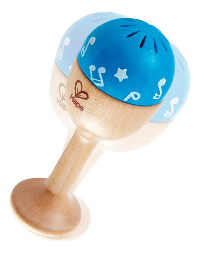 Hape Percussion Set: Tambourine, Maraca, Castanets Toy 5