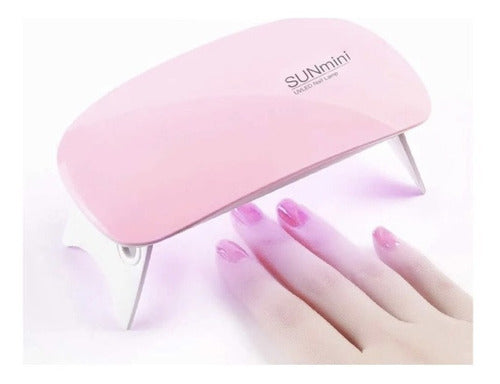 Secador Uñas Lampara Uv Luz Led Sun Mini Seca Esmalte Manos 0