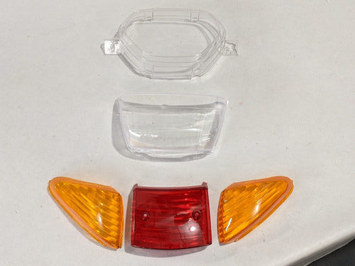 Acrylics Front and Rear Headlight and Dashboard for Honda Wave NF100 0