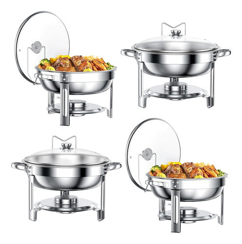 Ggiu Set De Platos De Rozadura Para Buffet: Chafers Para Cat 0