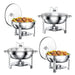 Ggiu Set De Platos De Rozadura Para Buffet: Chafers Para Cat 0