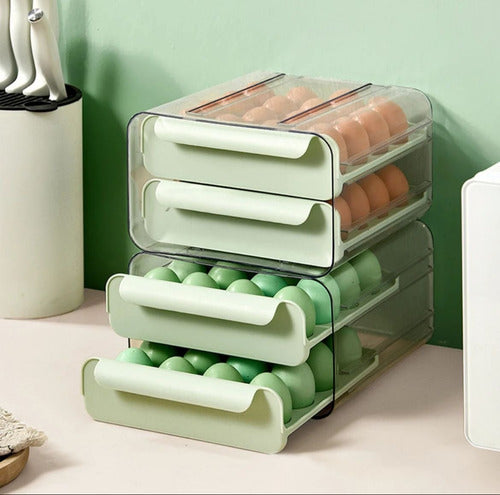 Clicshop Double Layer Egg Organizer 1