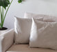 Stain-Resistant Synthetic Corduroy Pillow Cover 60 x 60 Washable 77