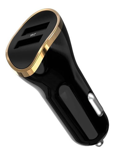 XO Double USB Car Charger 2.4A Fast Charging for Mobile Phones 0