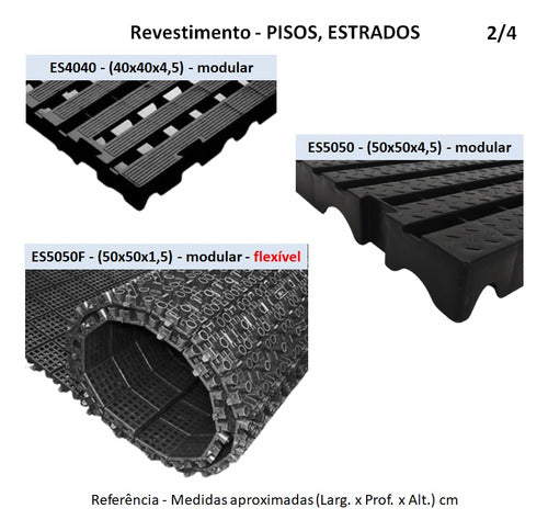 6 Prolongadores Para Estrado  Pallet Piso 82x41cm -  Branco 5