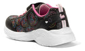 Footy Cute Borbada Rainbow Black Pink Girls Sneakers 2