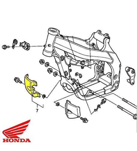 Original Honda Cubre Cuadro Derecho 05 - 08 3