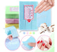 1000 Lint-Free Gel Acrylic Cleansing Wipes Colored 18