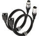 Ebxya XLR to RJ45 Cable Set - 3-Pin XLR to RJ45 Adapter 0